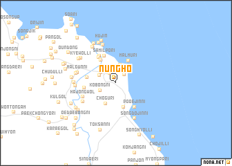 map of Nŭngho