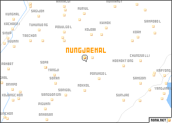map of Nŭngjae-mal
