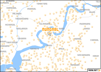 map of Nŭng-mal