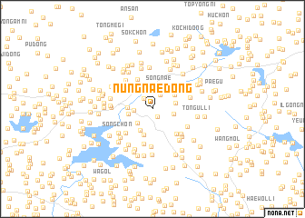 map of Nŭngnae-dong