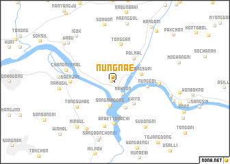 map of Nŭngnae