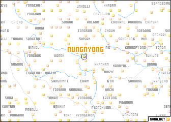 map of Nŭngnyong