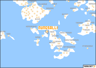 map of Nŭngsal-li