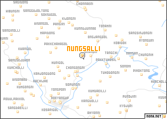 map of Nŭngsal-li