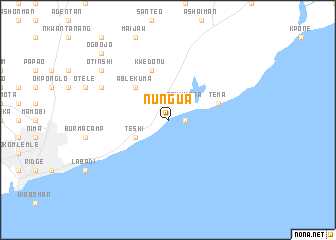 map of Nungua