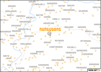 map of Nŭngu-dong