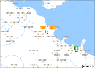 map of Nunguma