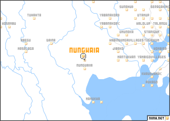 map of Nungwaia