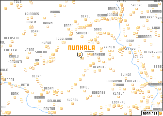 map of Nunhala