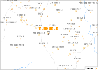 map of Nunhualo