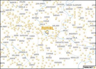 map of Nuniāl