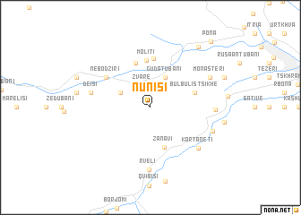 map of Nunisi
