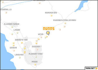 map of Nunns