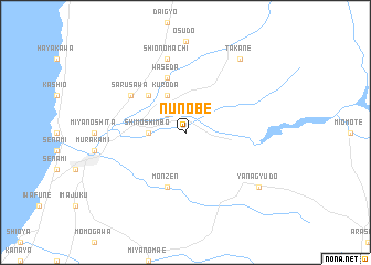 map of Nunobe