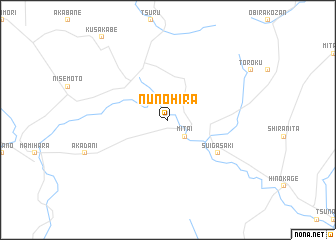 map of Nunohira