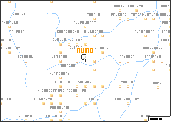 map of Nuño