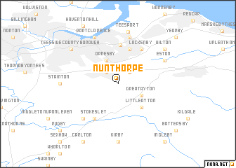 map of Nunthorpe