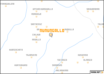 map of Ñuñungallo