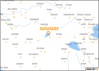 map of Nunungan