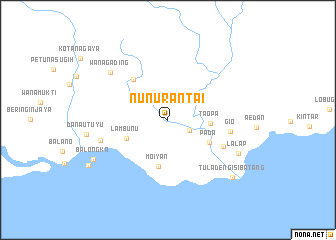 map of Nunurantai