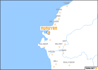 map of Nunuyan