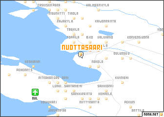 map of Nuottasaari