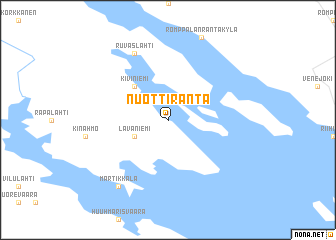 map of Nuottiranta