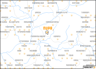 map of Nupa