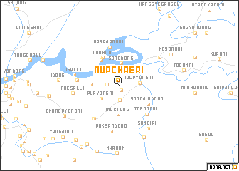 map of Nŭpchae-ri