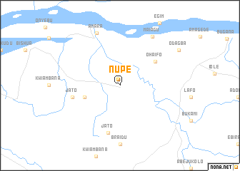 map of Nupe