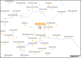 map of Nŭp-kol