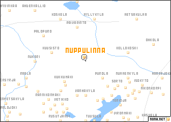 map of Nuppulinna