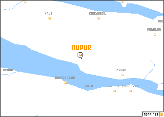 map of Núpur