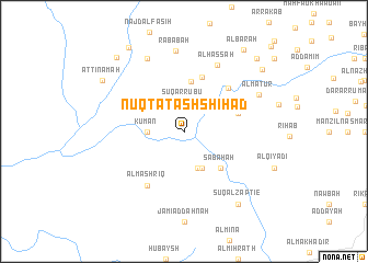 map of Nuqţat ash Shihād