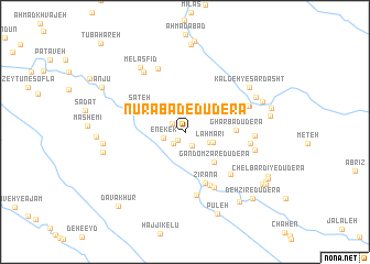 map of Nūrābād-e Dūderā\