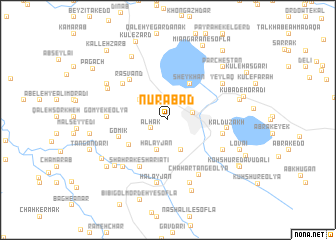 map of Nūrābād