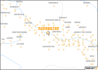 map of Nūrā Bāzār