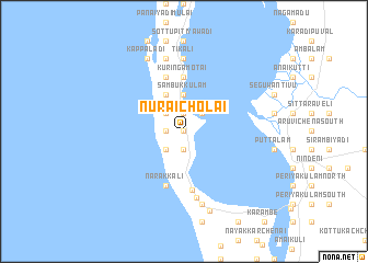 map of Nuraicholai