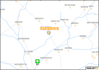 map of Nuraminis