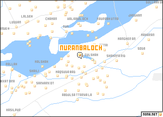 map of Nūran Baloch