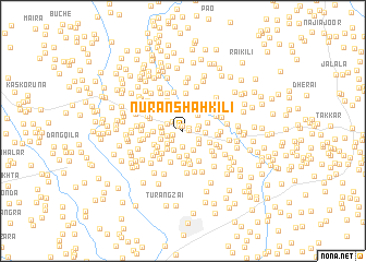 map of Nūrān Shāh Kili