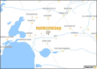 map of Nuraxinieddu