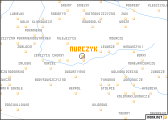 map of Nurczyk