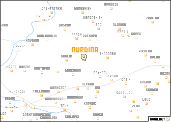 map of Nūrdīna