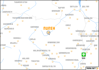 map of Nūreh