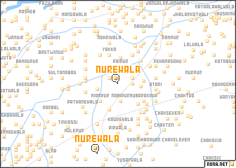 map of Nūrewāla