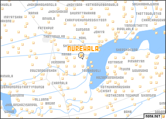 map of Nūrewāla