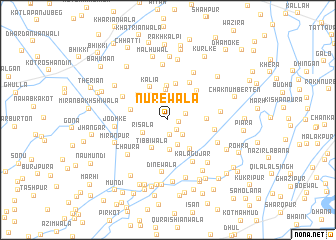 map of Nurewāla
