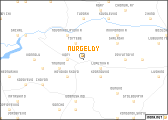 map of Nurgelʼdy