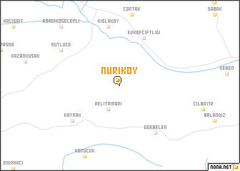 map of Nuriköy